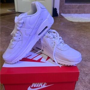 Nike Kids All-White Sneakers